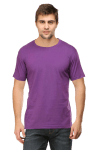 Premium Quality Plain Half Sleeve T-Shirt - Purple for Men