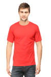 Premium Plain Round Neck Half Sleeve T-Shirt - Red for men
