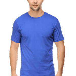 Premium Half Sleeve Classic Plain T-Shirt - Royal Blue for men
