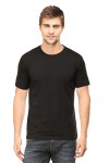 Premium Male Round Neck Half Sleeve T-Shirt - Black