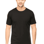 Premium Male Round Neck Half Sleeve T-Shirt - Black