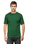 Premium Plain Male Half Sleeve T-Shirt - Bottle Green