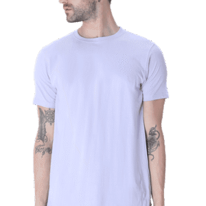 Premium Quality Male Half Sleeve T-Shirt - Lavender