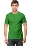 Premium Male Half Sleeve Classic Plain T-Shirt - Flag Green