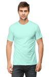 Premium Plain Male Round Neck Half Sleeve T-Shirt - Mint