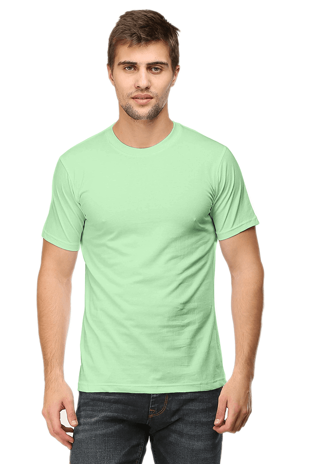 Jade Premium Quality Plain Half Sleeve T-Shirt - Jade for Men