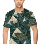 Natures Geometrics Pattern t shirt