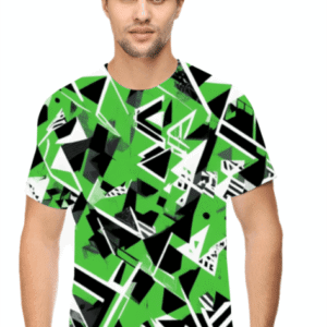 Premium quality Male AOP T-Shirt - Futuristic Urban Design
