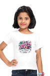 Flourish & Shine – Girls' Round Neck T-Shirt