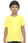 Premium Quality Boys Half Sleeve Classic T-Shirt - New Yellow