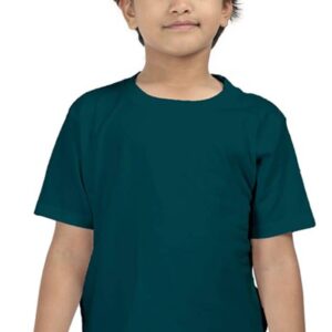 Boys Half Sleeve Classic T-Shirt - Petrol Blue