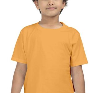 Premium Half Sleeve Classic Boys T-Shirt - Golden Yellow