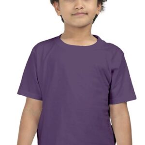 Boys Half Sleeve Classic T-Shirt - Purple