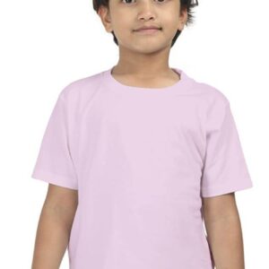 Premium Boys Half Sleeve Classic T-Shirt - Light Baby Pink
