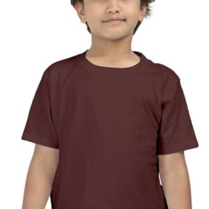 Best Quality Boys Half Sleeve Classic T-Shirt - Maroon
