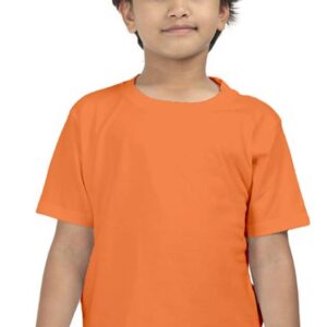 Premim Quality Boys Half Sleeve Classic T-Shirt - Orange