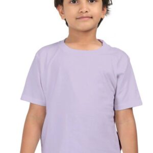 Boys Half Sleeve Classic T-Shirt - Lavender