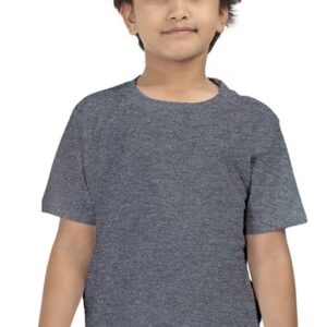 Premium Boys Half Sleeve Classic T-Shirt - Charcoal Melange