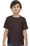 Premium Boys Half Sleeve Classic T-Shirt - Coffee Brown