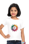 Holi Bliss Girls T-Shirt – Celebrate Holi with Vibrant Style