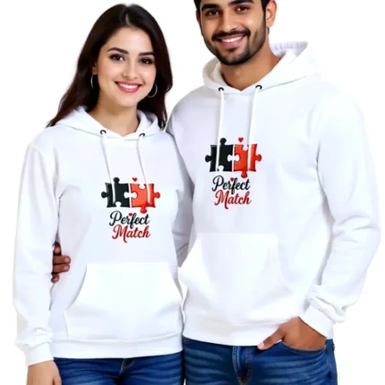 Perfect Match Save the Date Hoodie – Romantic Unisex Sweatshirt