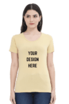 Design Your Own Womens Custom Premium Cotton T-Shirts