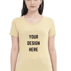 Design Your Own Womens Custom Premium Cotton T-Shirts