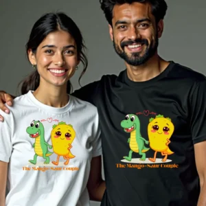 Mango-Saur Matching Couple T-Shirts