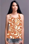 Stylish Women's All-Over Print Tank Top