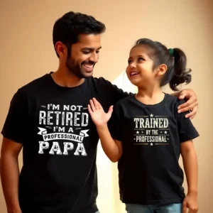 Matching Family T-Shirts Professional Papa