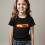 Princess by Vyretti Girls T-Shirt – Soft, Stylish & Comfortable (0–12M to 13Y)