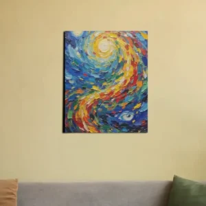 Galaxy Swirl canvas print 16X20inches