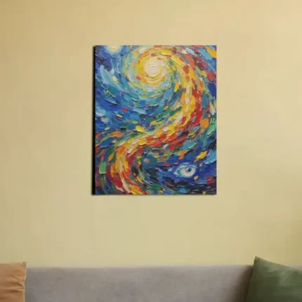 Galaxy Swirl canvas print 16X20inches