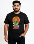 Happy Onam Kathakali Face Men’s Cotton T-Shirt men2