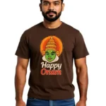 Happy Onam Kathakali Face Men’s Cotton T-Shirt men2