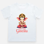 Little Lord Ganesha Boys T-Shirt 100% Cotton Crew Neck Tee 0–13 Years