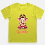 Little Lord Ganesha Boys T-Shirt 100% Cotton Crew Neck Tee 0–13 Years