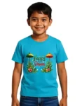 Happy Onam Boys T-shirt Festive Kerala Design 0–13 Years - Sky Blue