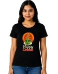Happy Onam Kathakali Face Womens T-Shirt Size S to 2XL