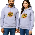 Unisex Oversized Hoodie Diwali Power Design Lavender