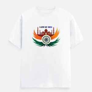 I Love My India Mens T-Shirt – Republic Day Patriotic Wear