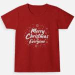 Girls Merry Christmas T-Shirt | Kids Christmas Wear – FavePlaza