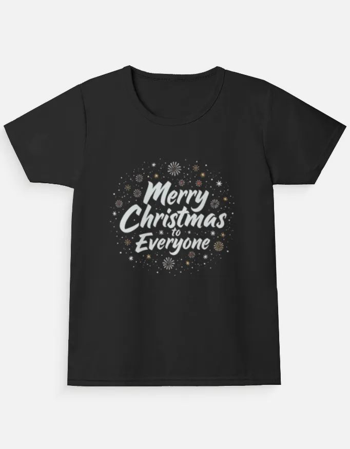 Front_1_c_2-4.jpg Girls Merry Christmas T-Shirt | Kids Christmas Wear – FavePlaza