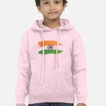 Indian Tricolour Pride Kids Unisex Hoodie