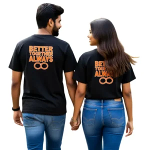 Better Together Always – No.1 Valentine Couple T-Shirt