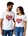 Power Love Couple T-Shirt – You Are My Valentine No.1 Romantic Match