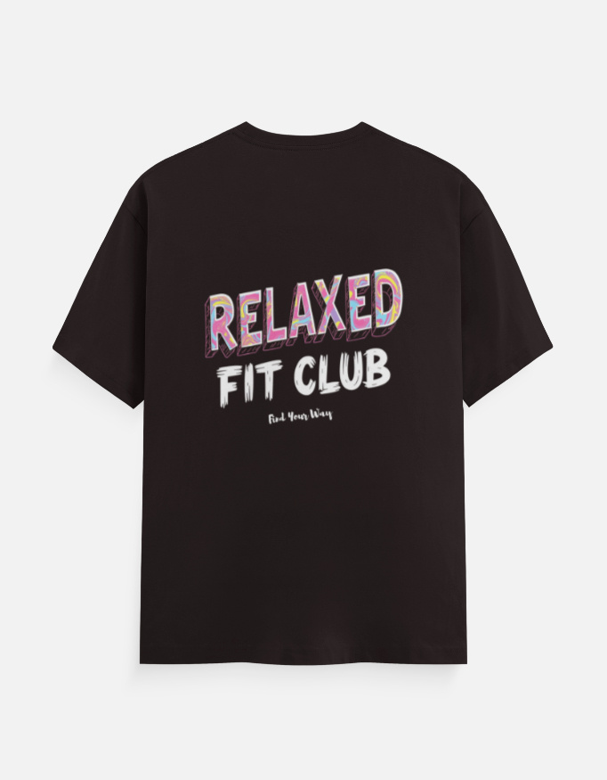 Coffee Brown Relaxed Fit Club Plus Size T-Shirt | 4XL to 7XL Comfort Wear