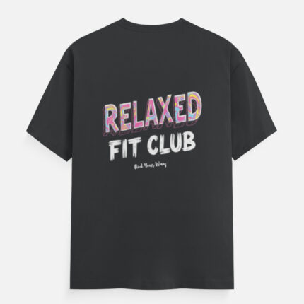 Relaxed Fit Club Plus Size T-Shirt | 4XL to 7XL Comfort Wear
