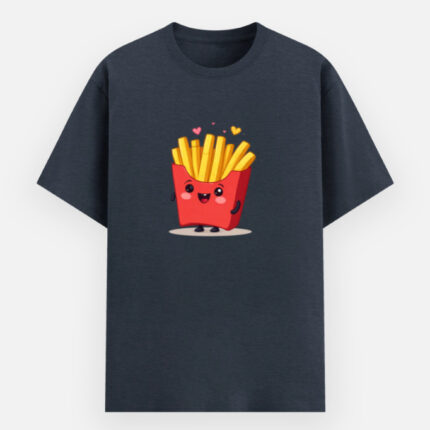 Funny Couple T-Shirt Combo – Burger & Fries Matching Graphic Tee