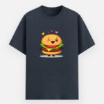 Funny Couple T-Shirt Combo – Burger & Fries Matching Graphic Tee